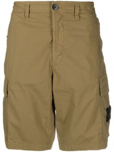 Stone Island bermuda à patch logo - Marron