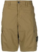 Stone Island bermuda à patch logo - Marron