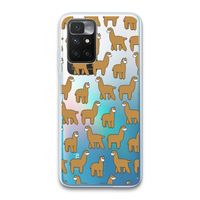Alpacas: Xiaomi Redmi 10 Transparant Hoesje