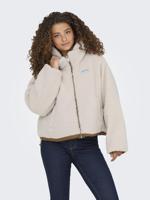 Only Onlmaria Life Rev Puffer Jacket Cc Otw Jackets Cloud Dancer Toasted Coconut