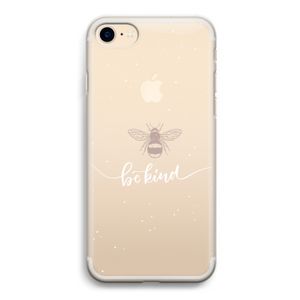 Be(e) kind: iPhone 7 Transparant Hoesje