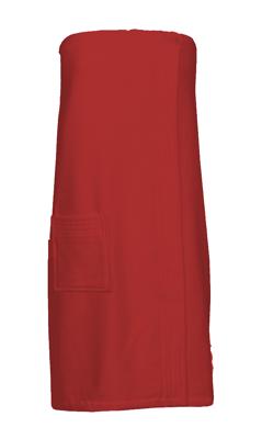 Carl Ross Carl Ross saunakilt dames 30100 deep red 80x140cm