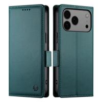Lunso iPhone 17 Pro Max hoesje - PU leren Bookcase met ruimte voor pasjes - Groen Lunso iPhone 17 Pro Max hoesje - PU leren Bookcase met ruimte voor pasjes - Groen