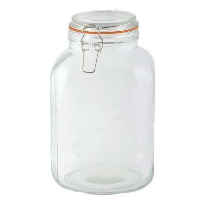 Esschert Design Weckpotten/inmaakpotten - 3L - glas - beugelsluiting - D15 x H24 cm