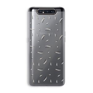 Hipster stripes: Samsung Galaxy A80 Transparant Hoesje