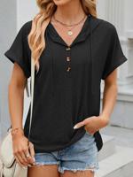 Casual Loose Buckle Shirt