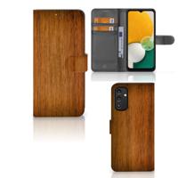 Samsung Galaxy A14 5G | Book Style Case | Donker Hout