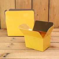 Bonbon doosjes - Chocolade doosje - Warm geel laag - 24 stuks