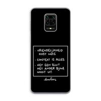 Mijn Motto's: Xiaomi Redmi Note 9 Pro Transparant Hoesje