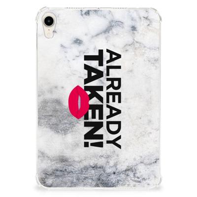 Apple iPad mini 6 (2021) Back cover met naam Already Taken White Apple iPad mini 6 (2021) Back cover met naam Already Taken White
