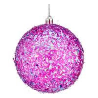 Kerstballen Ø 10 cm 6 Stuks Paars Kerstballen Ø 10 cm 6 Stuks Paars