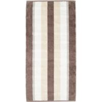 Cawö Cawo Noblesse Stripes Badlaken 80x150 walnuss