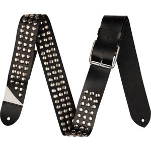 Jackson Stud Leather Strap gitaarband met studs all over