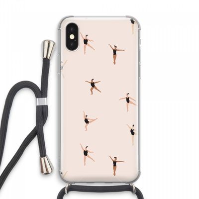 Dancing #1: iPhone XS Max Transparant Hoesje met koord