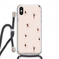 Dancing #1: iPhone XS Max Transparant Hoesje met koord