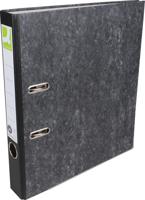 Q-CONNECT ordner, voor ft A4, uit karton, rug van 5 cm, gewolkt zwart