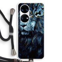 Darkness Lion: Huawei P50 Transparant Hoesje met koord