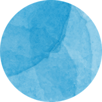 Abstract blauw minimalistisch ontwerp vinyl tapijt rond