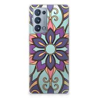 OPPO Reno 6 Pro Plus 5G | TPU Case | Purple Flower