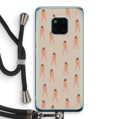 You're so golden: Huawei Mate 20 Pro Transparant Hoesje met koord