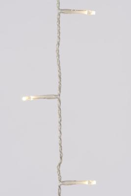 Kerstverlichting LED rice lights buiten transparant 6 meter 80L - Lumineo