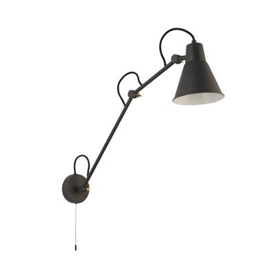 Searchlight Uitklapbare wandlampSwing Arm antraciet - 7403GY