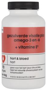 HEMA Gezuiverde Visolie Plus Omega-3 En -6 + Vitamine E² - 90 Stuks