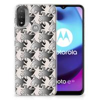 Motorola Moto E20 | E40 | TPU Hoesje | Salamander Grey
