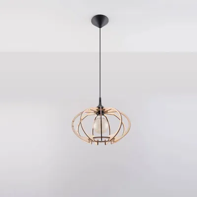 Hanglamp hout e27 fitting Mande 30 cm