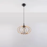 Hanglamp hout e27 fitting Mande 30 cm