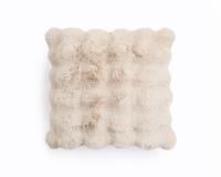 Primaviera Deluxe Pom Rabbit Fur - sierkussen Beige (50 x 50)