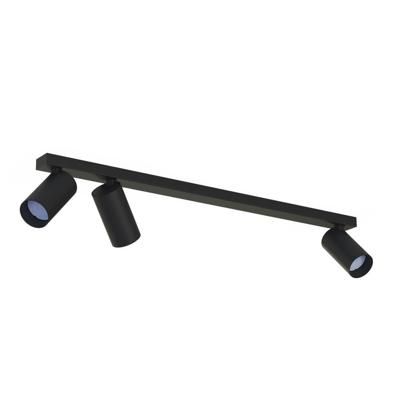 Lyora 3-lichts opbouwspotMono zwart kantelbaar - 7842