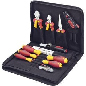 Wiha 9300-025 Set 12tlg 36389 Gereedschapsset VDE Incl. tas 12-delig
