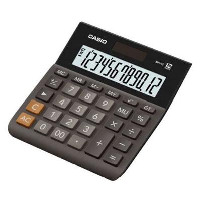 Casio MH-12BK-S 12-cijferige zwarte zakrekenmachine