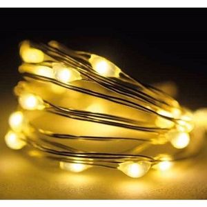 6x LED kerstverlichting micro warm wit 60 lampjes   -