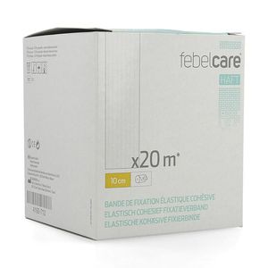 Febelcare Haft Elas.cohesief Fixatieverb. 10cmx20m