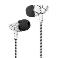 3.5 mm Jack crack oortelefoon bedrade headset Super bass geluid hoofdtelefoon Earbud met mic voor mobiele telefoon Samsung Xiaomi MP3 4 (wit)