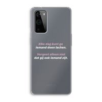 gij zijt ook iemand: OnePlus 9 Pro Transparant Hoesje