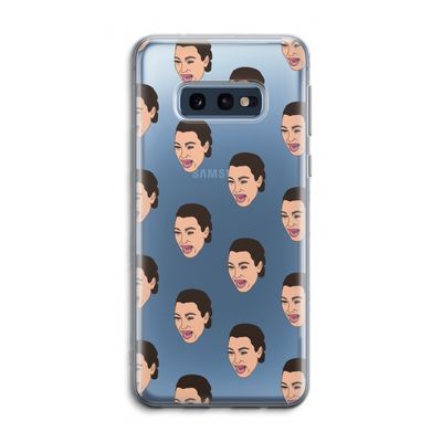 Ugly Cry Call: Samsung Galaxy S10e Transparant Hoesje