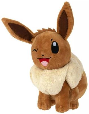 Pokemon Pluche - Winking Eevee (Jazwares) 22cm