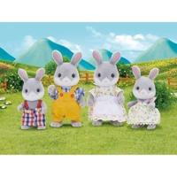 SYLVANISCHE FAMILIES 3134 Familie grijs konijn