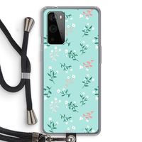 Small white flowers: OnePlus 9 Pro Transparant Hoesje met koord