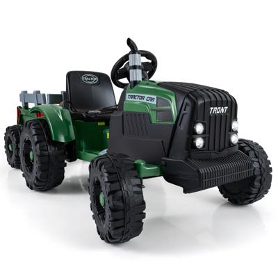 Elektrisch Kindervoertuig Kindertractor met Afneembare Aanhanger