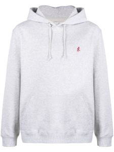 Gramicci hoodie à logo brodé - Gris