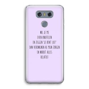 Relatief: LG G6 Transparant Hoesje
