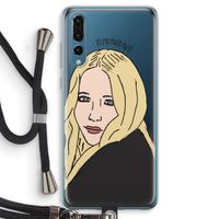 Mary Kate: Huawei P20 Pro Transparant Hoesje met koord
