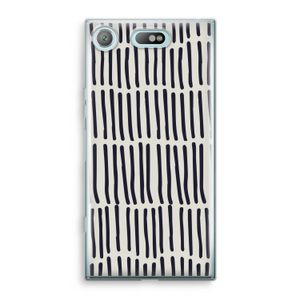 Moroccan stripes: Sony Xperia XZ1 Compact Transparant Hoesje