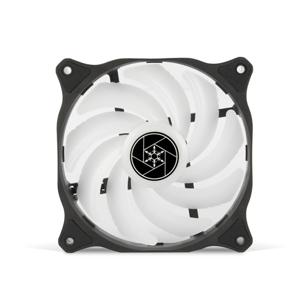 Silverstone Air Blazer 120R Computer behuizing Ventilator 12 cm Zwart, Doorschijnend