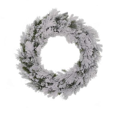 Kerstkrans Flocked Fraser Wreath dia. 50 cm kerstboom - Holiday tree