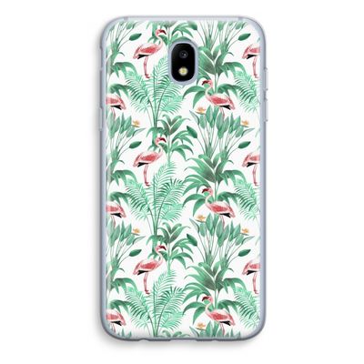 Flamingo bladeren: Samsung Galaxy J5 (2017) Transparant Hoesje